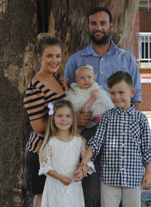 Grant Regan and his family. 