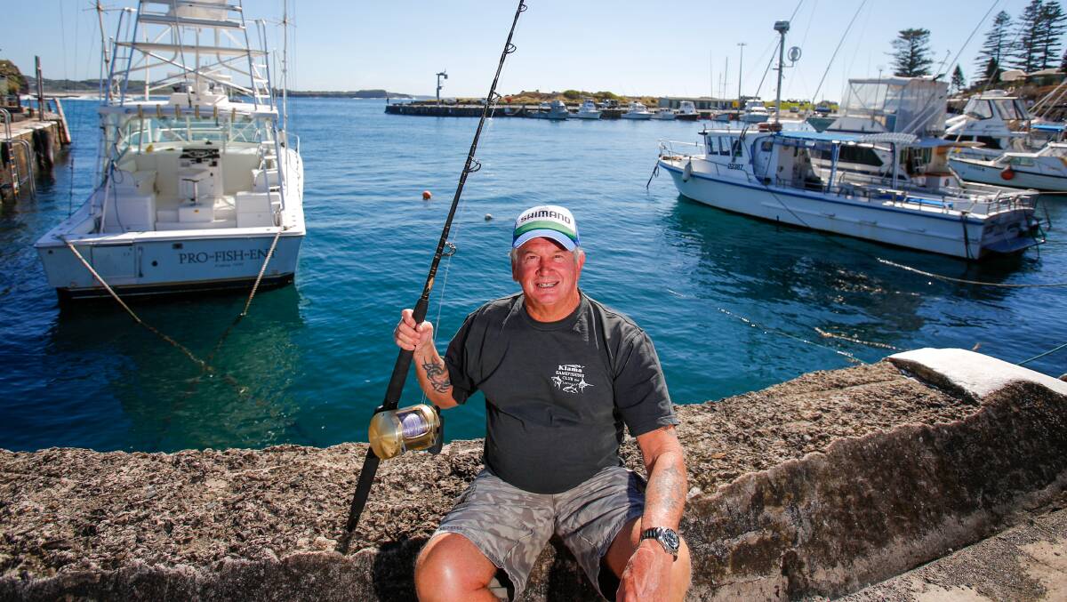 CAST A LINE: Kiama Game Fishing Club president Mark Way. Picture: Adam McLean