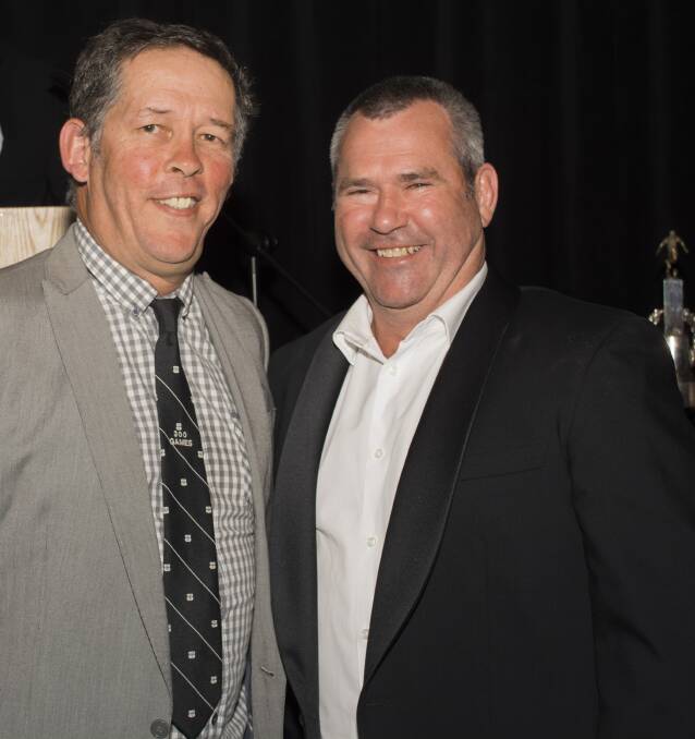 
LIFE MEMBERS: Mark Corkin and Mark Bryant have been acknowledged for their contributions to Kiama Rugby Football Club. Picture: Supplied