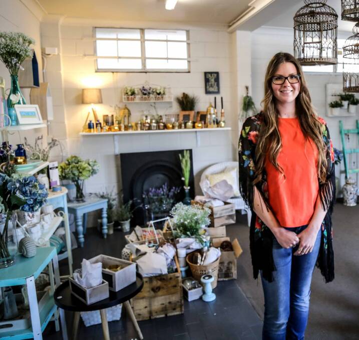 Emily Gough, pictured last year, opened a small business co-op in the old Kiama Furniture building in Collins Street last year. 