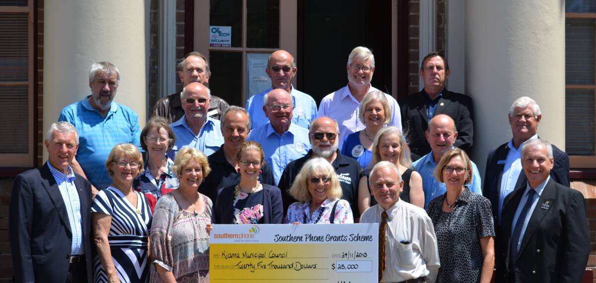 KEY FUNDING: Kiama area community groups at the funding presentation last week. Picture: SUPPLIED
