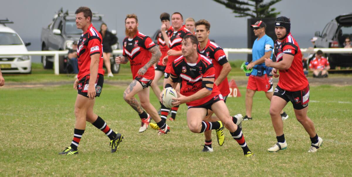 ACTION-PACKED: Kiama's Josh Toohey on the attack. The Knights returned home to the Kiama Showground following round one’s 8-all draw with Jamberoo. Picture: Courtney Ward