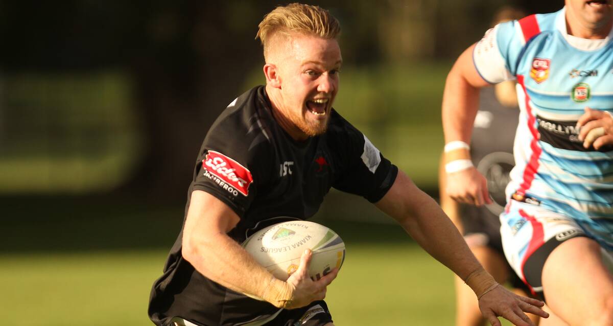 ON THE ATTACK: Jamberoo Superoos centre Ben Wade during his side's convincing 40-16 win over Milton-Ulladulla Bulldogs at Kevin Walsh Oval. Picture: Kiama Picture Co