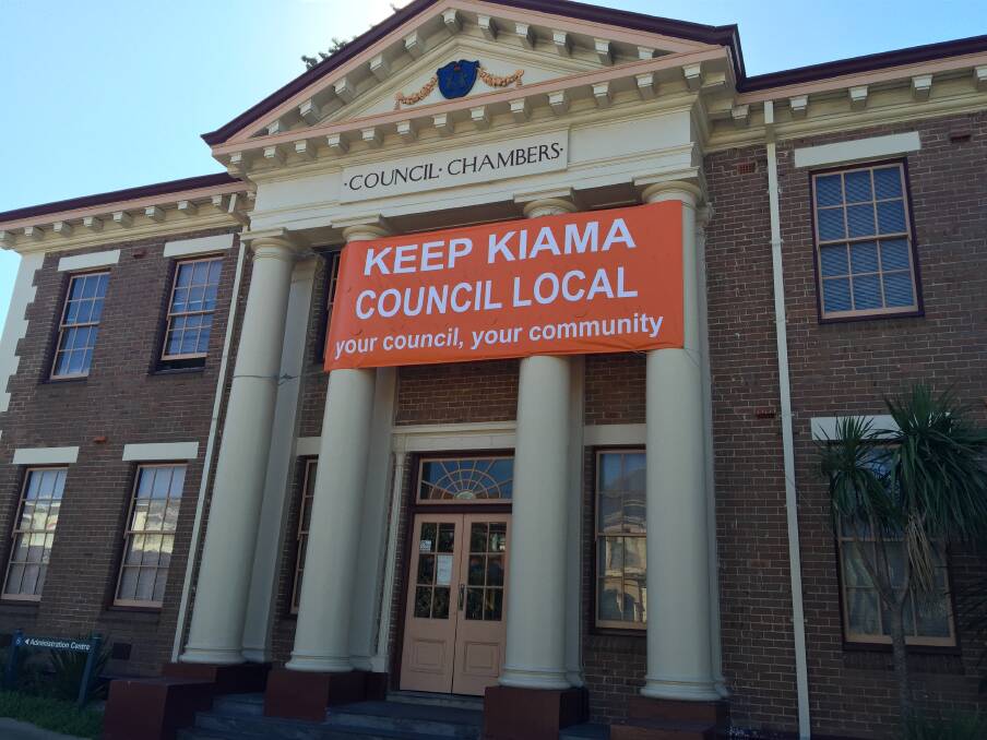The Kiama council chambers earlier this year. 