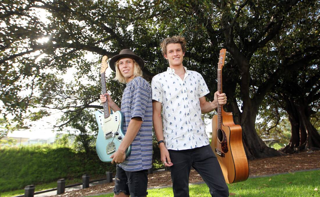 MUSICAL: Ben Fryer and Harry O’Brien will be among the performers appearing at the Young Bands Come Out to Play concert. Picture: Sylvia Liber 