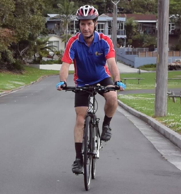 CHARITY RIDE: Kiama resident Dr Philip Healey will participate in the MS Sydney to the Gong Ride on Sunday, November 1. Pictures: BRENDAN CRABB
