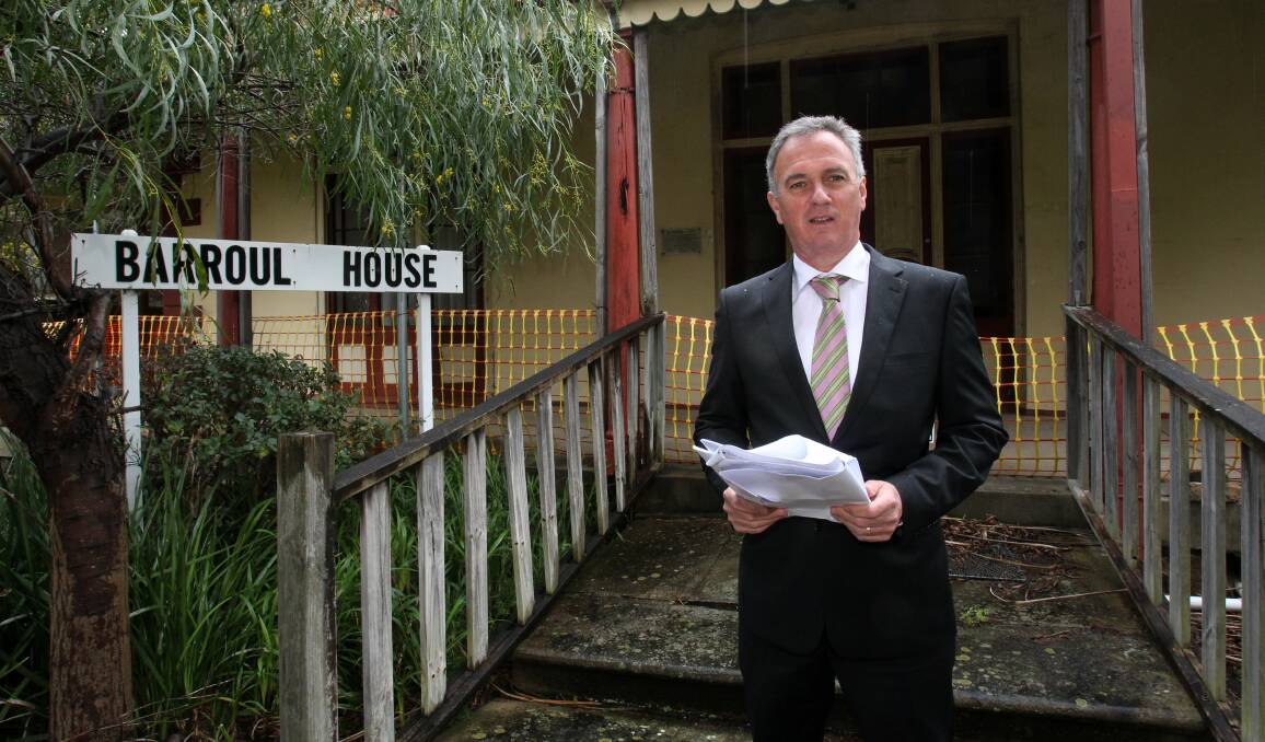 KEY COUNCIL PROJECT: Kiama Municipal Council general manager Michael Forsyth at Barroul House. Picture: FILE IMAGE