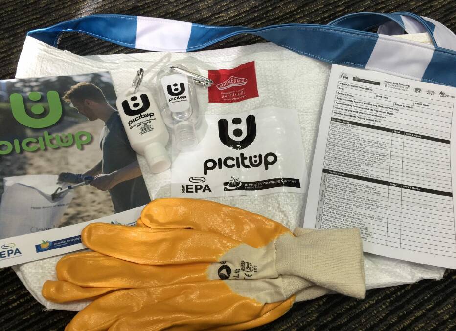Picitup kits are intended to be a simple but effective way of helping people clean up litter as well as track down where it comes from.