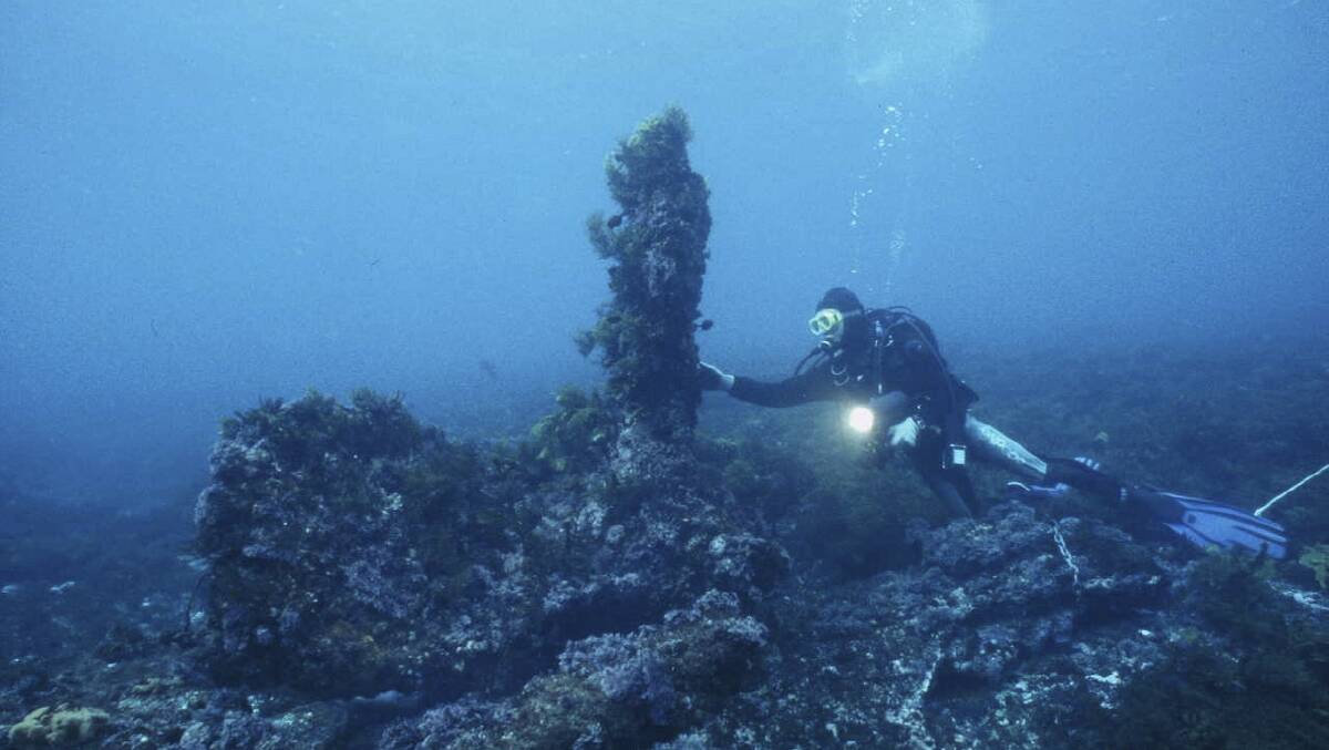 Cruising the depths: Max Gleeson's fascination with underwater exploration has helped him unlock the secrets of shipwrecks along the South Coast. His interest in diving began when he was a child.  
