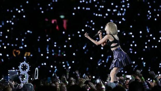 Taylor Swift performs during her 1989 World Tour. Photo: Mark Metcalfe/Getty Images