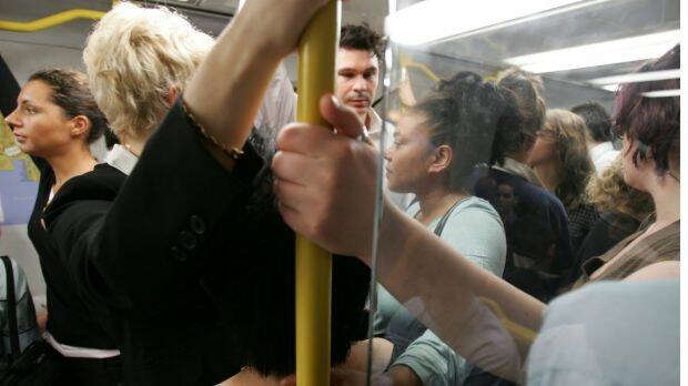 The peak hour crush means problems on public transport are only going to get worse.  Photo: Simon O'Dwyer
