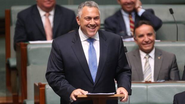 Unburdened by the responsibility to actually lead such a process, Hockey called for a "comprehensive and bipartisan review" of super and age pension entitlements, followed by action. Photo: Andrew Meares