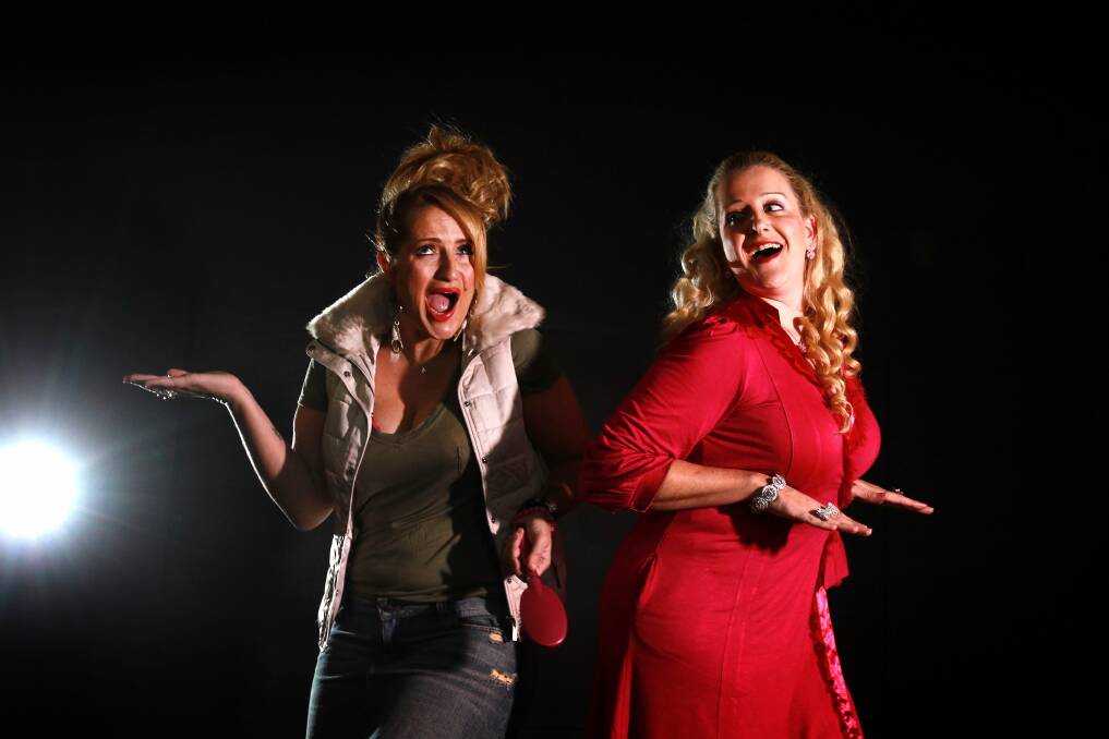 Bianca Dye and Tanya Boyle star in Legally Blonde The Musical at Wollongong Entertainment Centre on July 4 and 5. Picture: SYLVIA LIBER