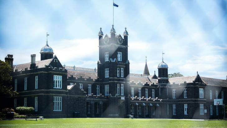 Melbourne Grammar is one of Australia's 150 "overfunded" private schools. Photo: Chris Hopkins