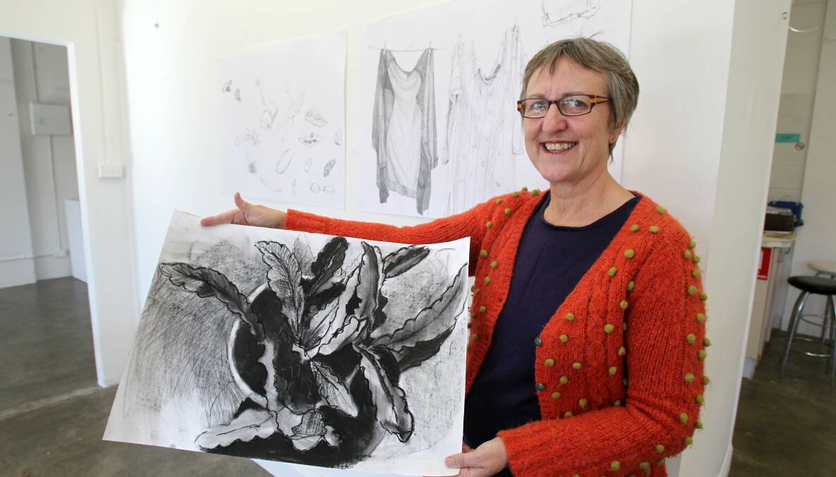 Red Point Artists is holding its first major exhibition in a number of years of selected works by painters, potters, photographers and sculptors. Pictured is widely respected former TAFE teacher Kathryn Orton. Picture: GREG TOTMAN
