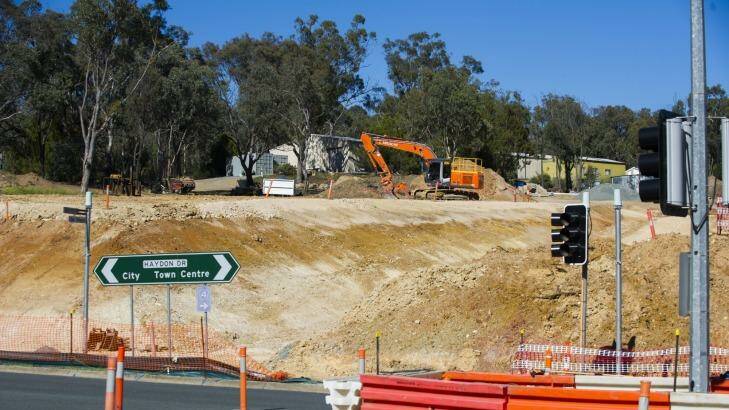 Radford College will spend nearly $2 million on a new entry at the intersection of Haydon Drive and Battye Street in Bruce.  Photo: Rohan Thomson