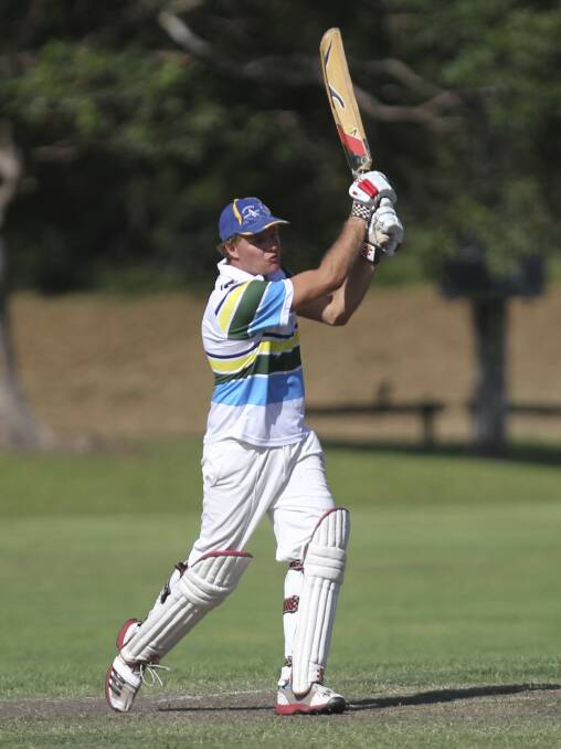 Scott Groves top scored for Gerringong with 24 in their nine-wicket First Grade loss to Albion Park Rail on Saturday. Picture: DAVID HALL