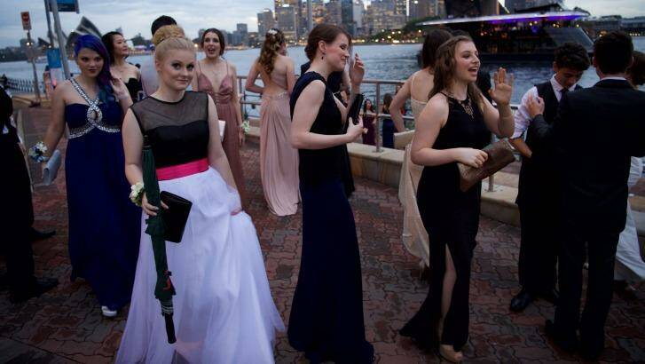 Fashion parade; Year 12 students from Killara High School before their formal.

12th November 2015
Photo: Wolter Peeters
The Sydney Morning Herald Photo: Wolter Peeters