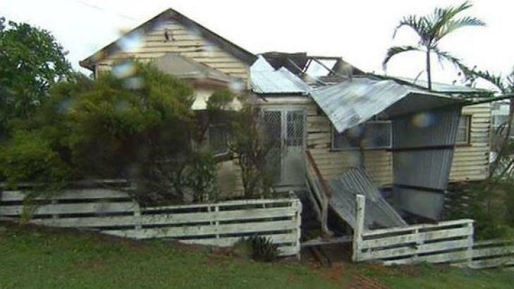 Cyclone Marcia caused significant damage to homes in Yeppoon.  Photo: Seven News