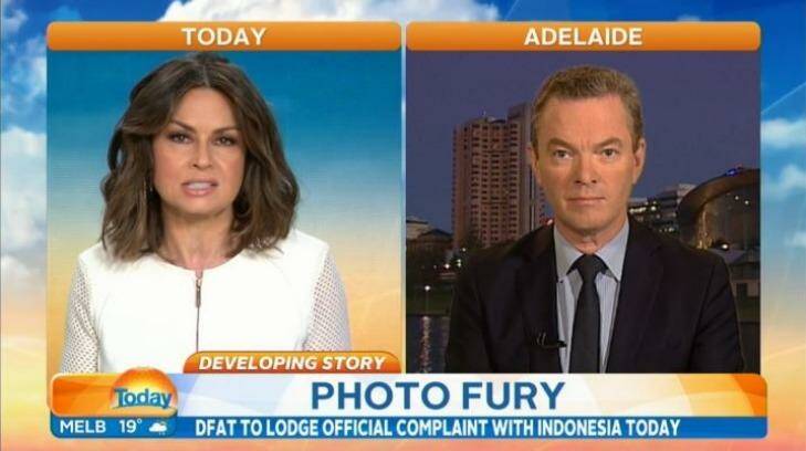 Lisa Wilkinson grilled Christopher Pyne over his explanations of the Indonesian government's behaviour towards the Bali nine ringleaders. Photo: Aja Styles