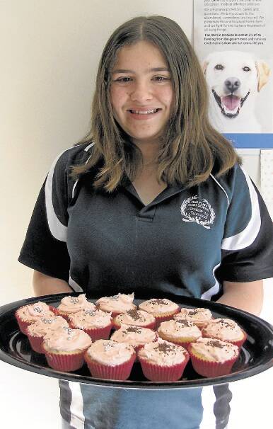 Emily Stella held a Cupcake Day fundraiser for the RSPCA at Oak Flats High School.
