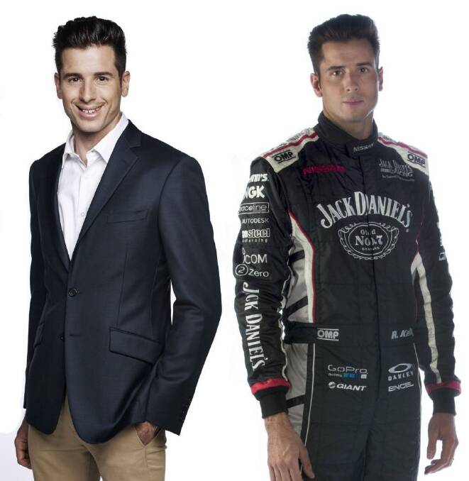 Doubling up: Rick Kelly as a commentator and as a racer. Photo: Supplied