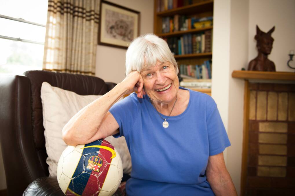 World Cup dreaming - Liz Stomps is sending her sons to the football World Cup after she won a competition when she purchased a set of tyres. Picture: ALBEY BOND