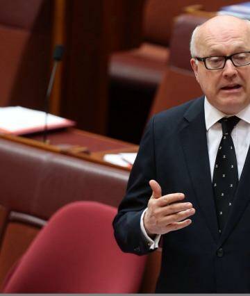 More than 40 groups have signed a letter to Attorney-General George Brandis over the so-called Foreign Fighters Bill.  Photo: Andrew Meares
