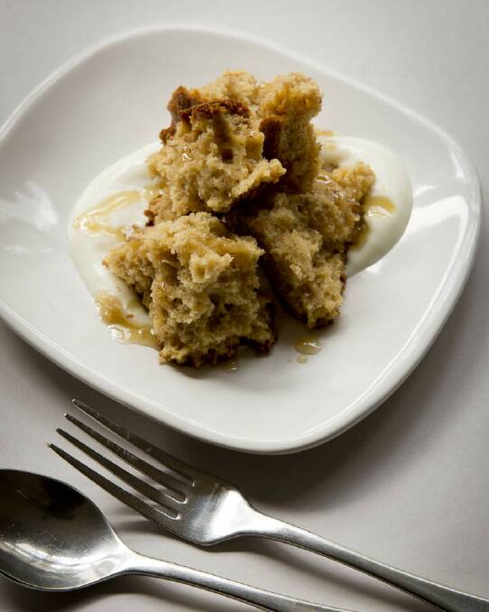 Frank Camorra's banana and oat breakfast cake <a href="http://www.goodfood.com.au/good-food/cook/recipe/banana-and-oat-breakfast-cake-20130917-2tw5l.html"><b>(RECIPE HERE).</b></a> Photo: Marcel Aucar