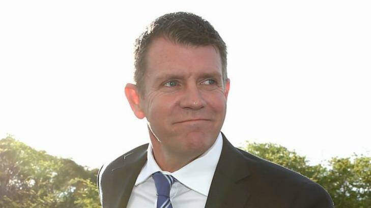 Speed bump: Mike Baird's election pledge to privatise half of NSW's electricity assets for federal assistance has been stalled by the Senate's inquiry. Photo: Alex Ellinghausen
