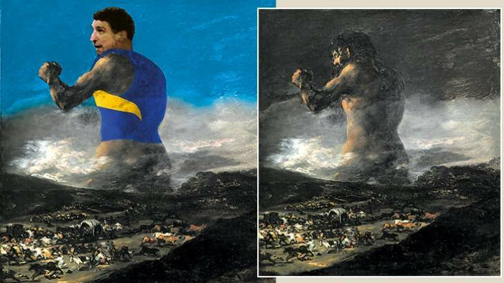 Pick the difference? Dean Cox and Goya's <em>Colossus</em>.