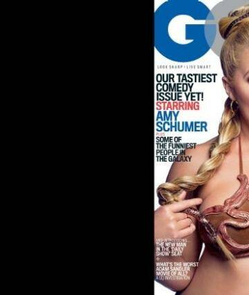Amy Schumer's sexy photo shoot for GQ magazine has outraged Star Wars fans.