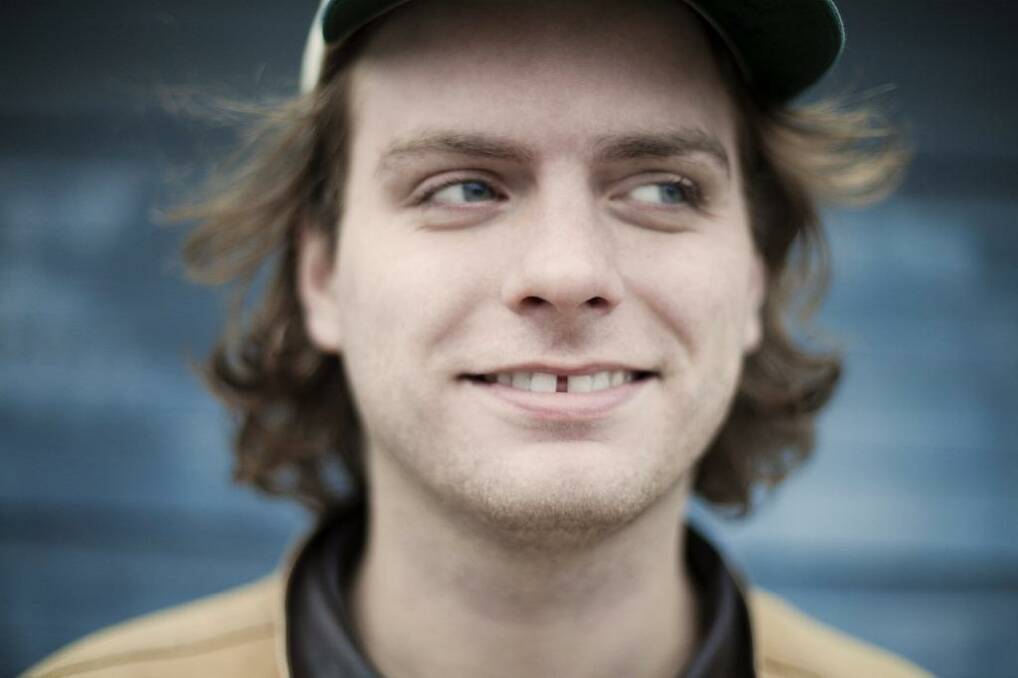 Gap-toothed charm: Mac DeMarco's version of slacker rock lit a fire under the crowd at the Metro. Photo: Drew Reynolds