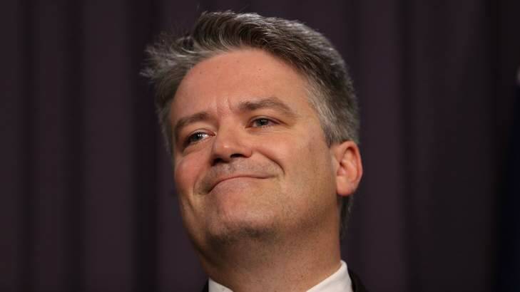 Uncertain: Mathias Cormann says no decision has been made. Photo: Andrew Meares