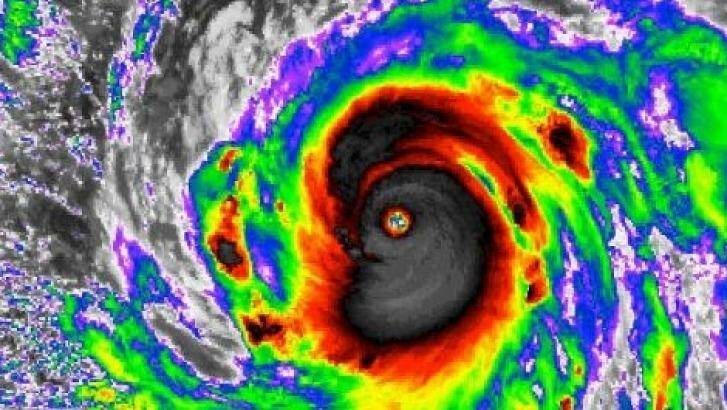 Typhoon Haima is expected to reach category 5 strength by Wednesday. Photo: The Weather Channel