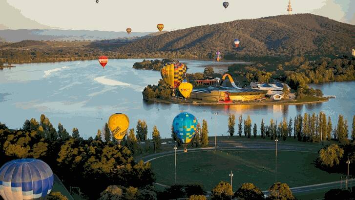 Have a hot air ballooning adventure in Canberra. Photo: Visit Canberra
