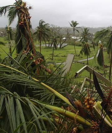 Paradise pounded: Vanuatu in the wake of Cyclone Pam


20150315_Vanuatu_Port Vila Cyclone Pam damage_CARE_Inga Mepham4.jpg Photo: CARE/Inga Mepham