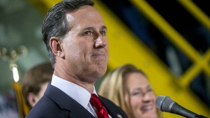 Rick Santorum. Photo: Bloomberg.