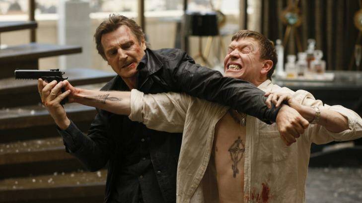 Action hero ... Liam Neeson in <i>Taken 3</i>.