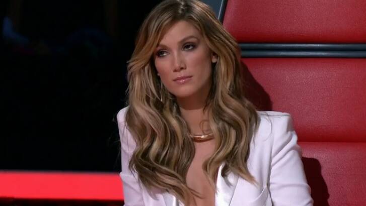 Delta Goodrem unleashed a full repertoire of death stares, all directed at fellow judge Jessie J. Photo: Supplied