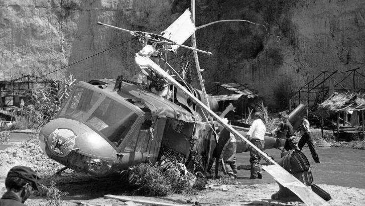 Actor Vic Morrow and two children were killed in a helicopter crash during the filming of Twilight Zone: The Movie in 1982. Photo: Scott Harms