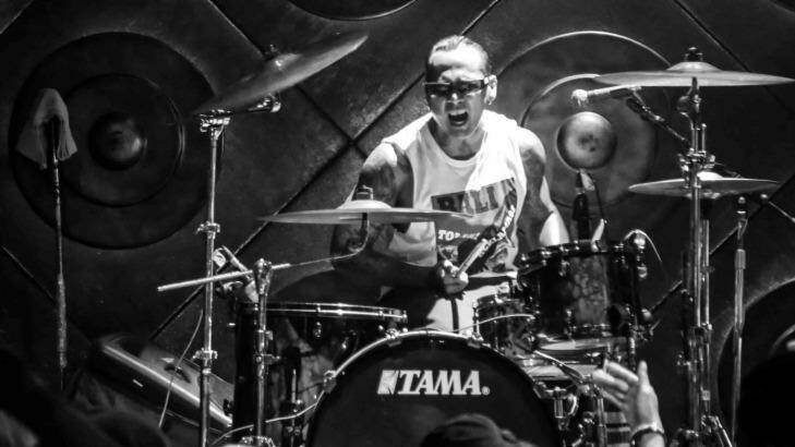 Jerinx, drummer in the Balinese punk band Superman is Dead, was scheduled to appear at a cancelled event discussing Bali's Benoa Bay development. Photo: supplied