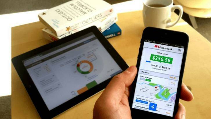 Personal banking app Pocketbook in action.
 Photo: Supplied