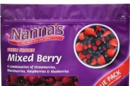 Patties Foods has recalled four products including one-kilogram packs of Nanna's Frozen Mixed Berries. Photo: Mex Cooper