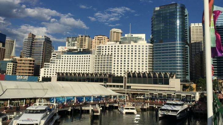 Australia's largest hotel, Hyatt Regency Sydney. Photo: Annie Dang