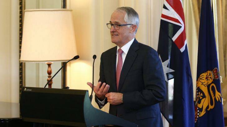 Prime Minister Malcolm Turnbull has advocated broadening the base and cutting the rate of taxes. Photo: Andrew Meares
