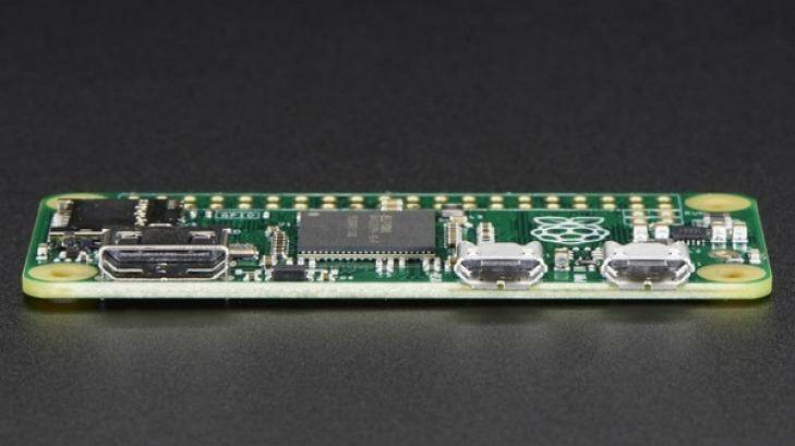 Though faster than the original Pi, the Zero has less RAM than this year's Pi 2 Model B and also lacks its ethernet port. On the other hand it is much smaller and cheaper. Photo: Raspberry Pi