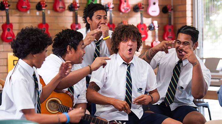 Bringing Jonah back: Chris Lilley's new ABC/BBC/HBO production reprises his role from <eM>Summer Heights High</em>. Photo: Ben Timony