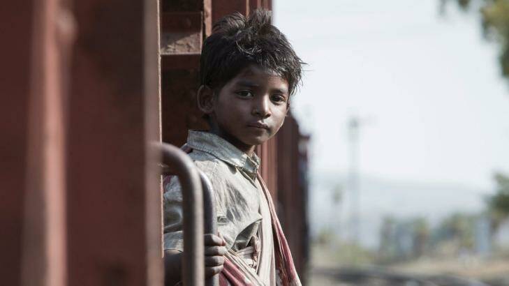 Lost as a boy: Sunny Pawar in <i>Lion</i>. Photo: Mark Rogers