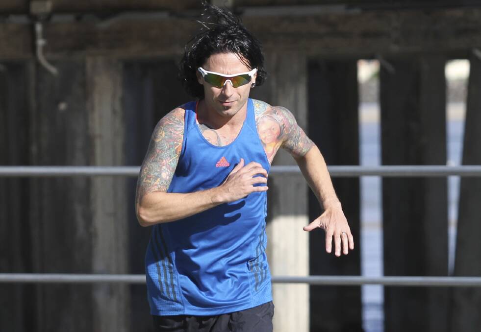 Barrack Heights resident Chris Rand recently returned from competing in the Boston Marathon. Picture: DAVID HALL
